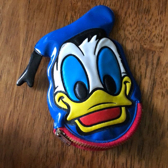 Disney Handbags - Vintage Disney Donald Duck Change Purse Zip